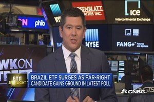 Brazil ETF surges as far-right candidate gains ground