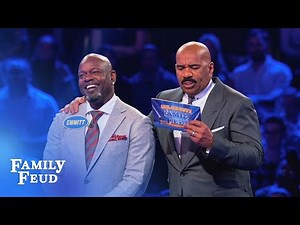 Emmitt Smith's $25,000 TOUCHDOWN! | Celebrity Family Feud