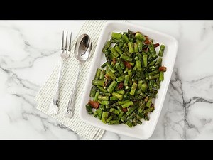 Sauteed Asparagus with Bacon Video- Martha Stewart