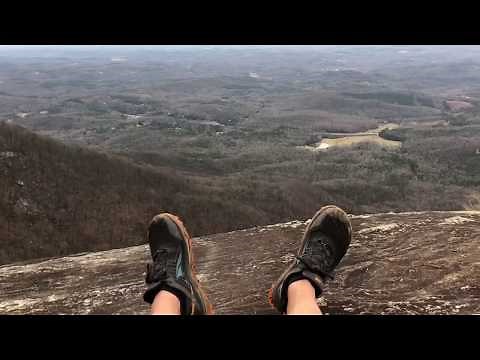 Stunning views from Table Rock, SC summit in winter!