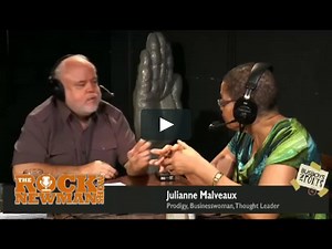 Rock Newman with the Electrifying Dr. Julianne Malveaux