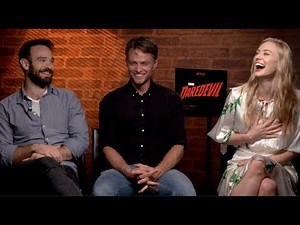 DAREDEVIL Season 3 interviews - Charlie Cox, Woll, D'Onofrio, Bethel, Ali, Whalley, Henson