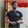 Milo Ventimiglia Kicks Off the Weekend With a Workout