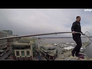 Full video: Nik Wallenda takes on National Harbor