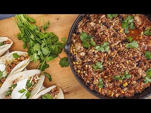 Anne Burrell's 10-Minute Skillet Chicken Tacos