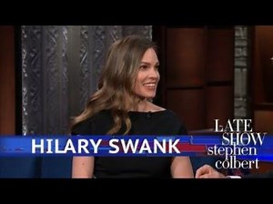 Hilary Swank And Stephen Have An 'Act Off'