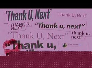 Ariana Grande - thank u, next (clean)