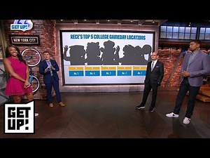 Rece Davis ranks top 5 College GameDay locations | Get Up! | ESPN