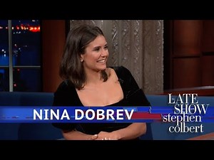 Nina Dobrev Asks Stephen For 'Tequila Please'