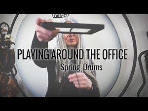 Evelyn Glennie | Playing Around The Office | Part 13 – Spring Drums