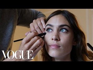 Alexa Chung Gets Ready for the Miu Miu Show With Tea and a Pair of Leather Hot Pants | Vogue