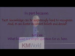 John Seely Brown: "The Future of Knowledge Sharing" [KMWorld 2017 Keynote]