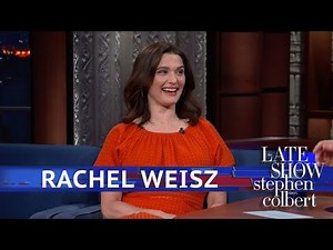 Rachel Weisz Makes Baby News On The Late Show