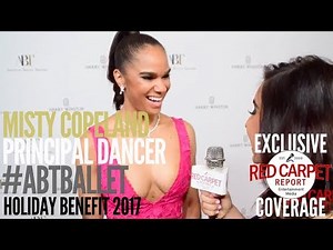 Misty Copeland, Principal Dancer, interview at 2017 American Ballet Theatre Holiday Benefit