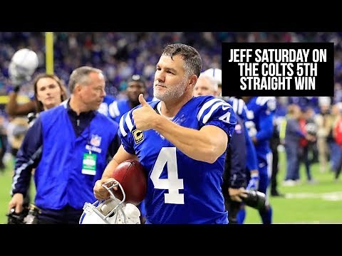 Jeff Saturday on Colts 5th Straight Win