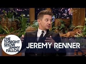 Jeremy Renner Broke His Arms Surfing a Stack of Chairs and Kept Filming