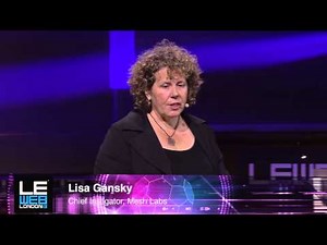 Lisa Gansky - Mesh Labs - LeWeb London 2013