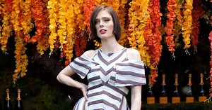 Coco Rocha Is 'Excited to Have an Adult Beverage' at Her First Event Since Welcoming Son Iver