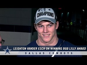 Leighton Vander Esch on Winning the 2018 Bob Lilly Award | Dallas Cowboys 2018