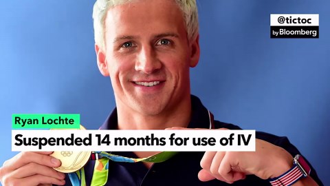 Ryan Lochte is suspended for IV use