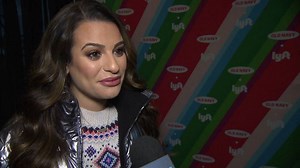 Lea Michele Talks Celebrating Christmas With Old Navy & Lyft