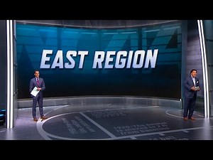 Seth Davis and Greg Gumbel announce the East Region of the NCAA tournament