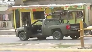 Mexican Army Shootout with Drug Cartel
