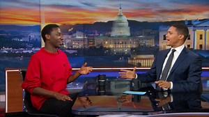 Jerrod Carmichael - Taking On "Transformers: The Last Knight" - Extended Interview - Uncensored – The Daily Show with Trevor Noah – Video Clip | Comedy Central