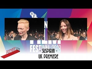 Suspiria - BFI LFF UK Premiere - Tilda Swinton and Mia Goth Interview