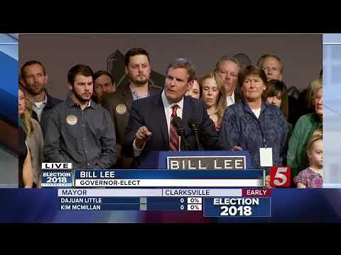 Governor-Elect Bill Lee gives victory speech