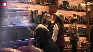 Secret to relationship? Goldie Hawn & Kurt Russell shop in Aspen