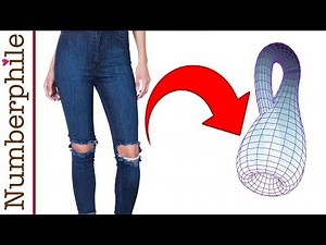 How to make a Klein Bottle from an old pair of jeans - Numberphile