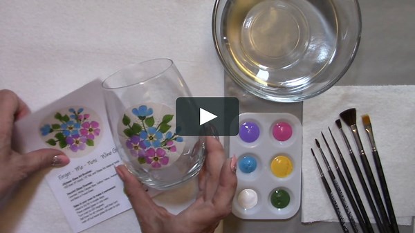 Painting on Glass with Jillybean 1