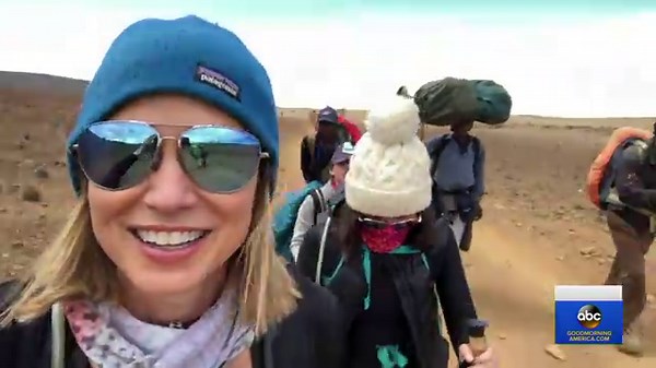 ABC News' Amy Robach opens up about her journey up Mt. Kilimanjaro