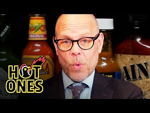 Alton Brown Rigorously Reviews Spicy Wings | Hot Ones