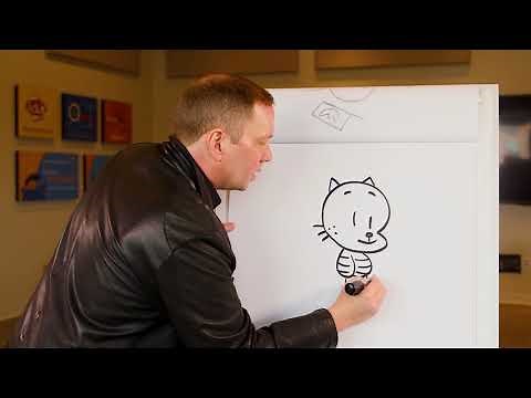 Dav Pilkey draws Little Petey