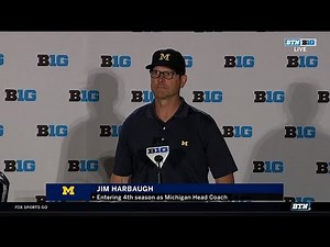 Michigan Coach Jim Harbaugh | 2018 Big Ten Football Media Days