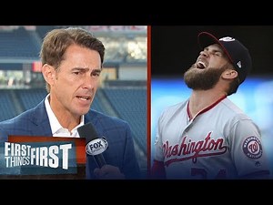 Tom Verducci on Mike Trout, Bryce Harper's slump, World Series favorite | MLB | FIRST THINGS FIRST