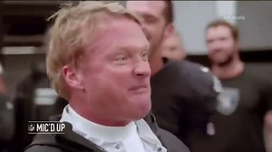 Jon Gruden's mic'd up video is the best of the 2018 NFL season