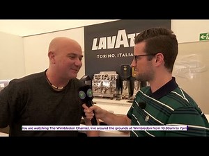 Andre Agassi thrilled to be back at Wimbledon with Lavazza