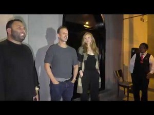Peter Berg talks about Ronda Rousey's as an actress outside Craig's Restaurant in West Hollywood