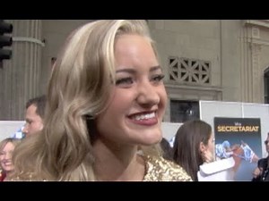 AJ Michalka Interview - Secretariat Movie Premiere