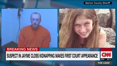 Suspect in kidnapping of Jayme Closs appears in court