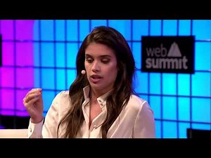 Sara Sampaio and Rosario Dawson at Web Summit - 11/9/17