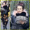 Helena Bonham Carter Picks Up Pizzas Ahead of New Year's Eve Weekend