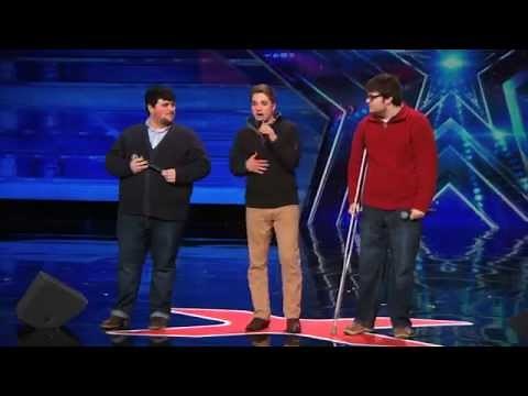 Triple Threat Beautifully Nerdy Boy Band Sing Classic by MKTO Americas Got Talent 2015