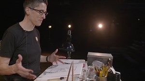 ALISON BECHDEL ON SET OF FUN HOME | Young Vic
