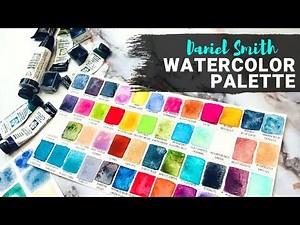 My DANIEL SMITH WATERCOLOR palette