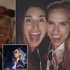 Bride-to-be Ashley Bush enjoys a wild bachelorette party with sister Lauren Bush Lauren, family, and friends - as she and her mom don VERY naughty necklaces while dancing on chairs