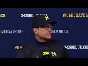 Jim Harbaugh - Michigan vs Indiana Postgame Press Conference